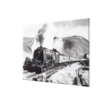 The Royal Scot, intercity locomotive canvas prints