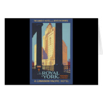 The Royal York Toronto Canada Card