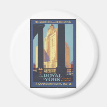 The Royal York Toronto Canada Fridge Magnets