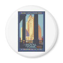 The Royal York Toronto Canada Fridge Magnets