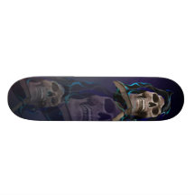 The Rusty Skull Skateboard