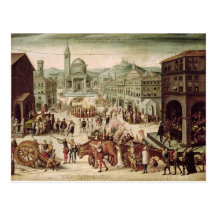 The Sack of Lyons by the Baron des Adrets Postcard