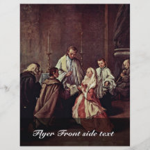 The Sacrament Of Marriage By Longhi Pietro Full Color Flyer