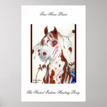 The Sacred Indian Hunting Pony Print