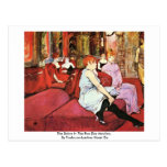 The Salon In The Rue Des Moulins Postcard