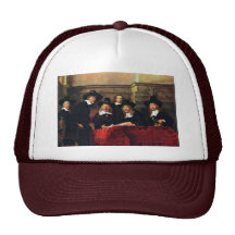 The Sampling Officials. By Rembrandt Van Rijn Mesh Hats