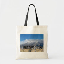 The San Francisco Peaks Of Flagstaff Freshly Coate Canvas Bags
