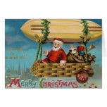 The Santa Blimp Greeting Card