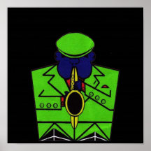 The Saxophone Man Print