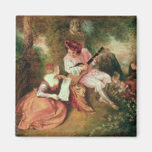 The Scale of Love, 1715-18 Fridge Magnets