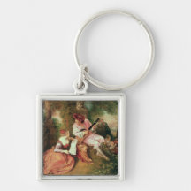 The Scale of Love, 1715-18 Keychain