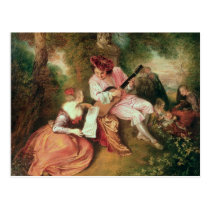 The Scale of Love, 1715-18 postcards