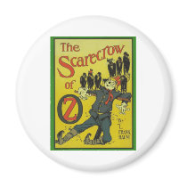 The Scarecrow Of Oz Fridge Magnets