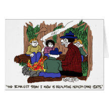 The scariestt story...raising healthcare costs. cards