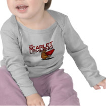 The Scarlet Lemming (with title) infant longsleeve t-shirts