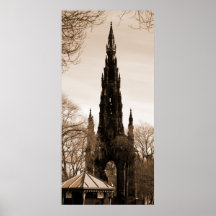 The Scott Memorial Sepia Print