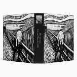 The Scream by Edvard Munch 3 Ring Binders