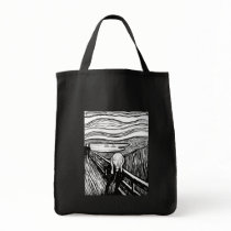 The Scream by Edvard Munch Canvas Bags