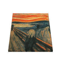 The Scream by Edvard Munch Stretched Canvas Prints