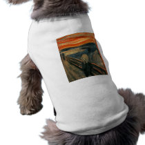 The Scream by Edvard Munch Dog T Shirt