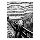 The Scream by Edvard Munch Greeting Card