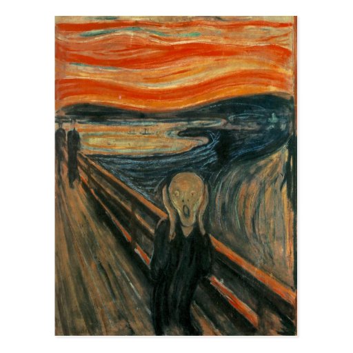 The Scream by Edvard Munch Post Card