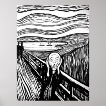 The Scream by Edvard Munch Posters