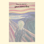 The Scream by Edvard Munch, Vintage Expressionism stationery