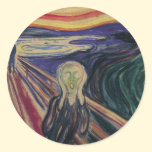 The Scream by Edvard Munch, Vintage Expressionism stickers