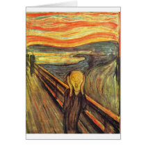 The Scream - Edvard Munch Greeting Cards