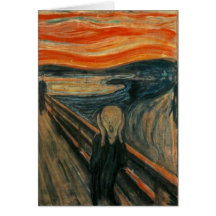 The Scream - Edvard Munch Greeting Cards