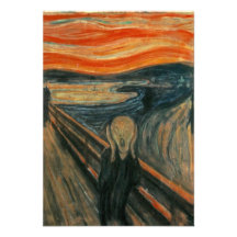 The Scream - Edvard Munch Invitations