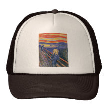 The Scream Edvard Munch (pastel 1895) HQ Hat
