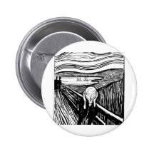 The Scream Pinback Buttons