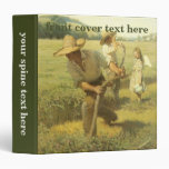 The Scythers (Back to the Farm) by NC Wyeth 3 Ring Binder