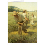 The Scythers (Back to the Farm) by NC Wyeth Greeting Cards