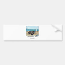 The Sea Turtle (1867) by Aloys Zötl Bumper Sticker