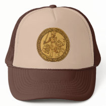 The Seal Of King Edward I Trucker Hats