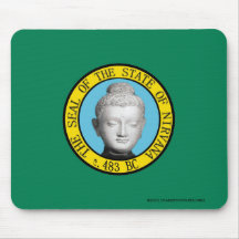 THE SEAL OF THE STATE OF NIRVANA MOUSEPAD