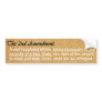 The Second Amendment Bumper Sticker