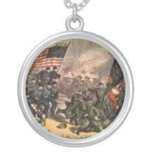 The Second Battle of Bull Run American Civil War Custom Necklace