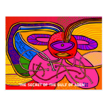'the secret of the gulf of aden' post cards