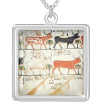 The seven celestial cows and the sacred bull necklaces