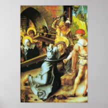 The seven Mary's pain - Crucifiction by Durer Poster