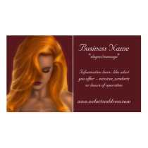 The Sexy Redhead Business Cards