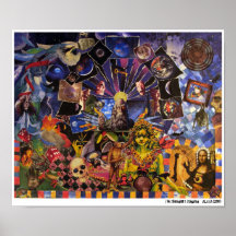 The Shaman's Dream ~ collage by Aleta Poster