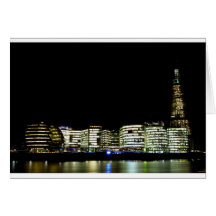 The shard and City Of London Buildings Greeting Card