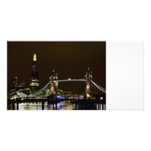 The Shard and Tower Bridge Photo Card Template