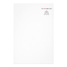 The Shark Made Me Do It Personalized Stationery