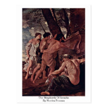 The Shepherds Of Arcadia By Nicolas Poussin Post Cards